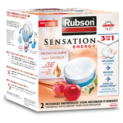 Afbeelding van Rubson Vochtopnemer Navullingen Sensation Fruit 2 x 300 gr