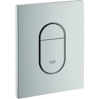 Afbeelding van Grohe Arena Cosmopolitan bedieningsplaat Dual Flush vert. mat chroom