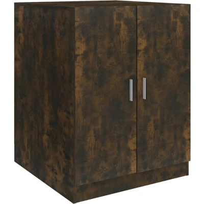 Afbeelding van Wasmachinekast 71x71,5x91,5 cm gerookt eikenkleurig