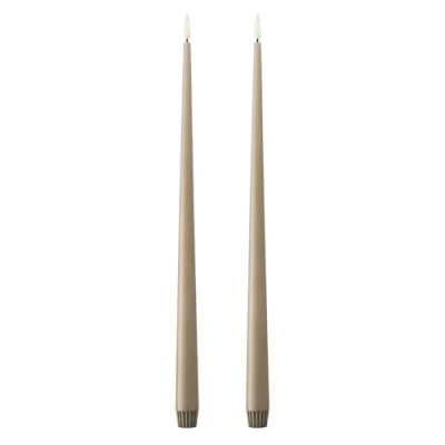Afbeelding van ester &amp; erik taper kaars LED 40 cm 2 pack 18 Nougat Note