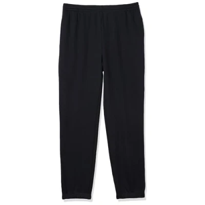 Afbeelding van Amazon Essentials Men&#039;s Fleece joggingbroek met gesloten manchetten (verkrijgbaar in grote en lange maten), Marineblauw, S
