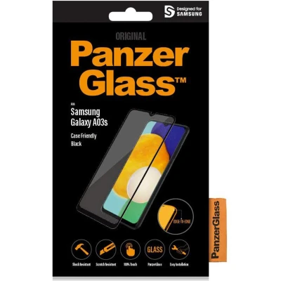 Afbeelding van PanzerGlass Case Friendly Samsung Galaxy A03 / A03s Screenprotector Glas Zwart