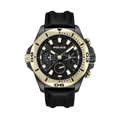 Afbeelding van Police Electrical Chronograaf, Heren, Maat: One Size, Black