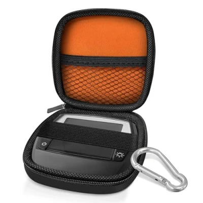 Afbeelding van NICEDACK Hartschalen Schutztasche für Bosch Intuvia, E Bike Computer Display Schutztasche, Wasserdichte Displayschutztasche mit Karabiner &amp; Displayschutzfolie (1 Stück Schwarz)