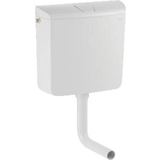 Afbeelding van Geberit laaghangend reservoir AP120 spoel stop wit