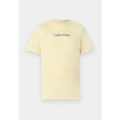 Afbeelding van Calvin Klein Jeans Glitched LOGO Classic TEE Tshirt print, Heren, Maat: XS, Sunlight