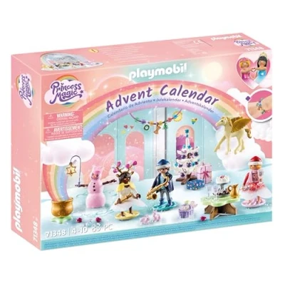 Afbeelding van Playmobil Christmas Adventskalender Kerstmis onder de Regenboog 71348