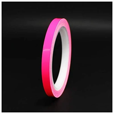 Afbeelding van 10 Meter Neon Decoratieve Strips Auto Motorfiets Boot Modelbouw Finest Folia Side zelfklevende waterdicht (7mm breedte, Roze)
