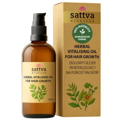 Afbeelding van Sattva Ayurveda, Haaroliën, Haarolie Vitaliserend (100 ml)