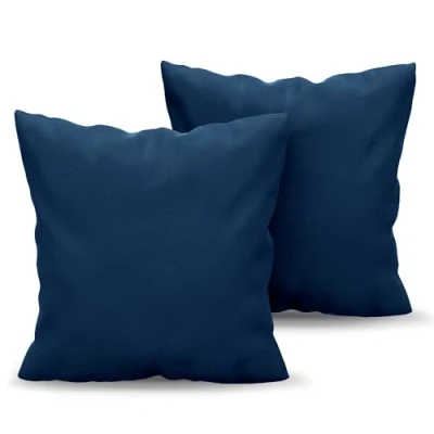 Afbeelding van Kussensloop 80x80 Blauw Microvezel OEKO TEX door Dreamzie 100% Polyester Kussenslopen Comfortabele Hypoallergene