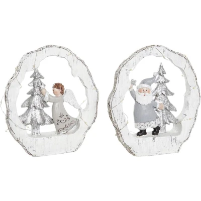 Afbeelding van Kerstversiering DKD Home Decor Hars (17 x 4,5 19 cm) (2 Stuks)