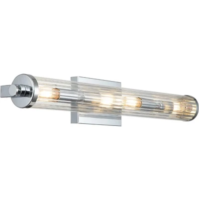Afbeelding van Kichler LED Wandlamp Azores 4X E14 Max 40W IP44 Polished Chrome
