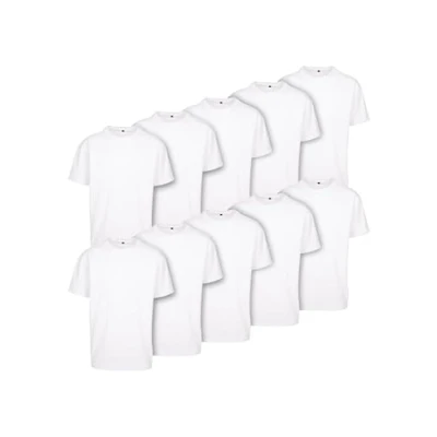 Afbeelding van Urban Classics TEE 10PACK Tshirt basic, Heren, Maat: Small, White