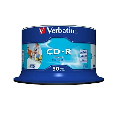 Afbeelding van Verbatim CD R 80 Minuten 700MB 52x 50er Spindel