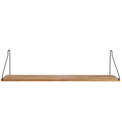 Afbeelding van Frama Shelf wandplank 80x20 naturelzwart