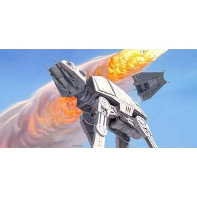 Afbeelding van Komar Vliesbehang Star Wars Classic RMQ Hoth Battle AT (set)