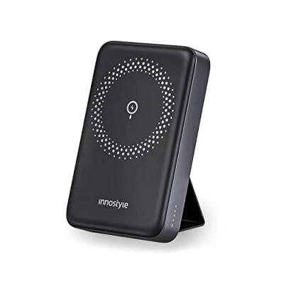 Afbeelding van Innostyle® Powermag 2in1 Powerbank Voor Magsafe 10000mAh Zwart