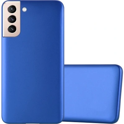 Afbeelding van Cadorabo Hoesje geschikt voor Samsung Galaxy S22 in METAAL BLAUW Beschermhoes gemaakt van flexibel TPU silicone Case Cover