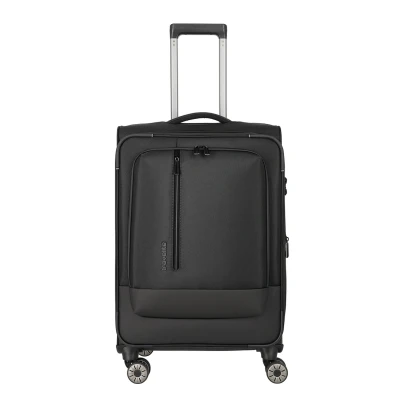 Afbeelding van Travelite Crosslite 5.0 4w Trolley M black Zachte koffer