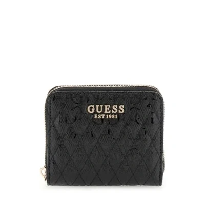 Afbeelding van Guess Betula SLG Small ZIP Around Portemonnee, Dames, Maat: One Size, Nero