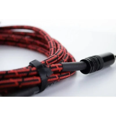 Afbeelding van Cordial EI 5 PR TWEED RD Instrumenten Aansluitkabel [1x Jackplug male 6,3 mm (mono) 1x (mono)] m Zwart, Rood