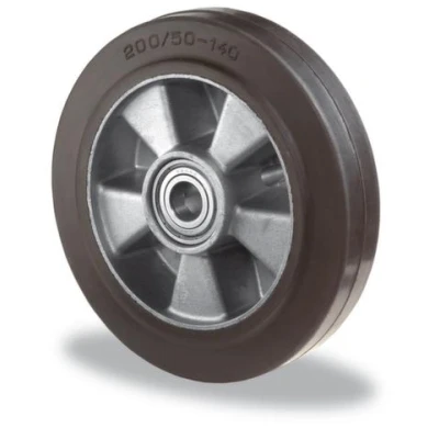 Afbeelding van BS Rollen Reserve wiel d. 250 mm draagvermogen 550 kg rubber as 20 naaflengte 60 1 stuk B80.251
