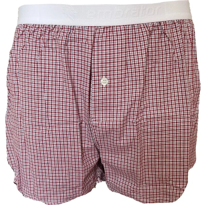 Afbeelding van Embrator mannen Boxershort geweven katoen rood/wit/zwart XL