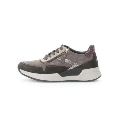 Afbeelding van Gabor Rollingsoft Sneakers grijs Suede Dames Maat 43