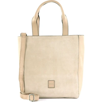 Afbeelding van FREDsBRUDER Leren Schoudertas Kelia Shopper Beige