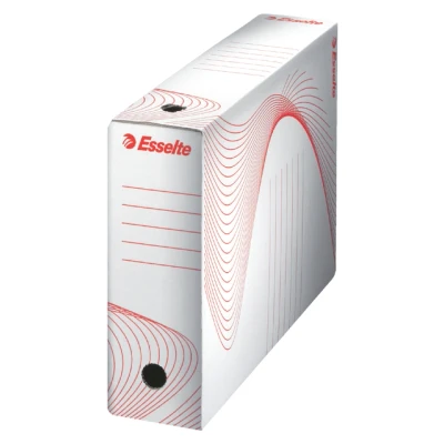 Afbeelding van Archiefdoos Esselte 80mm wit 25 stuks