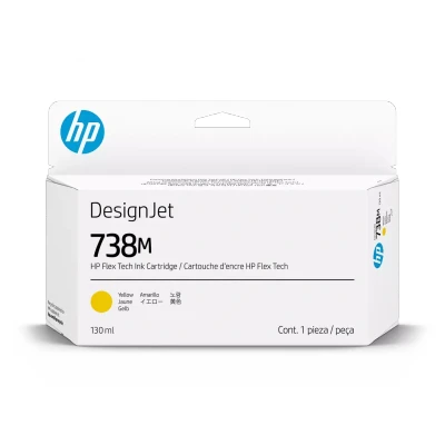 Afbeelding van A24VPA HP 738M DNJ ink Cartridge Yellow 130ml