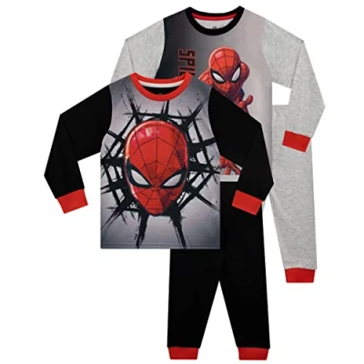 Afbeelding van Marvel Jongens 2 pak Pyjama Spiderman Veelkleurig 128