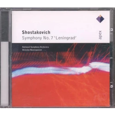 Afbeelding van Shostakovich: Symphony no 7 &quot;Leningrad&quot; / Mstislav Rostropovich, NSO