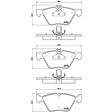 Afbeelding van Brembo Remblokset P 50 075