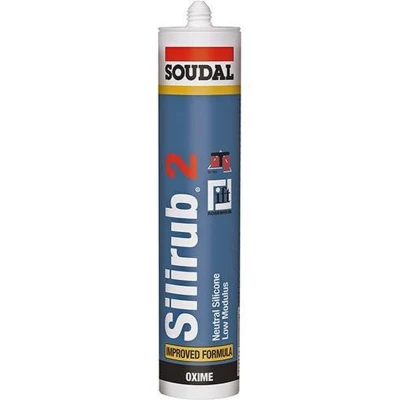 Afbeelding van Soudal Silirub 2 Siliconenkit Grijs 300 ml 102422