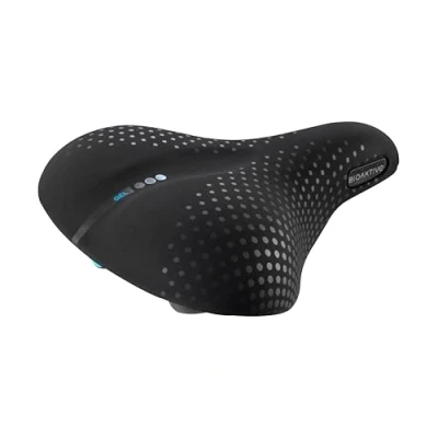 Afbeelding van Selle San Marco BIOAKTIVE City Gel zadel, uniseks, voor volwassenen, zwart suède, S