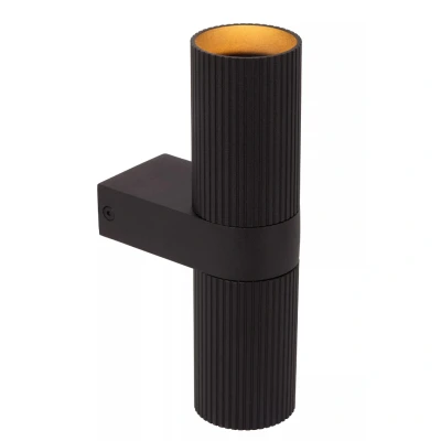 Afbeelding van Lucide CLUBS Wandspot / Wandlamp 2xGU10 Zwart