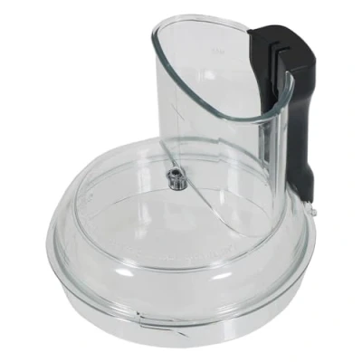 Afbeelding van SPARES2GO Vervangende dekselhoes compatibel met Magimix CS4200XL CS5200XL keukenmachine (transparant zwart handvat)