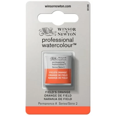 Afbeelding van Winsor &amp; Newton 0101418 Professional Watercolour Field&#039;S Orange, 1/2 nap aquarelverf, levendige kleuren in kunstenaarskwaliteit, hoge kleurglans en helderheid, lichtecht
