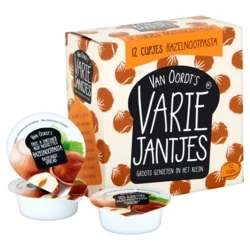 Afbeelding van Hazelnootpasta VarieJantjes 12x15 gram cupjes