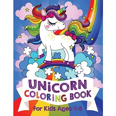 Afbeelding van Unicorn Coloring Book: For Kids Ages 4 8