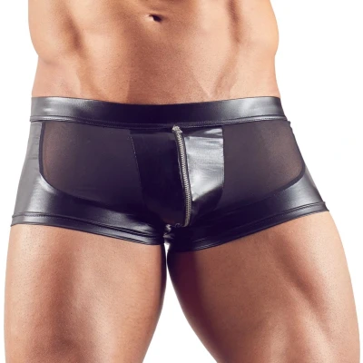 Afbeelding van Transparante Boxer met Wetlook en Rits