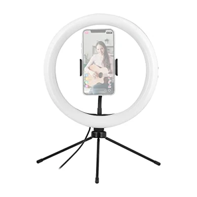 Afbeelding van T&#039;nB Influence LED ring 10&quot; met mini tripod voor smartphones