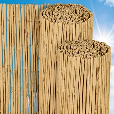 Afbeelding van Sol Royal S36 Rietmatten Privacyscherm 90x600 cm Duurzaam &amp; Weerbestendig Balkonscherm 100% Riet Windscherm Zonwering
