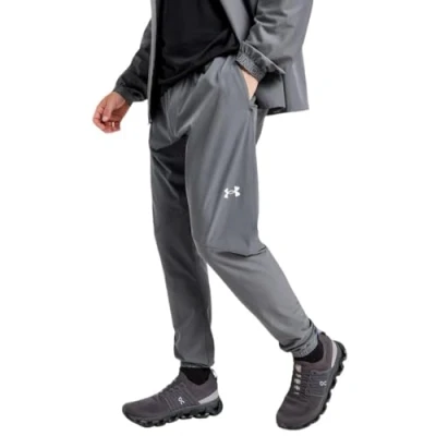 Afbeelding van Under Armour Vanish Hybrid Trainingsbroek voor Heren Castlerock Relaxed Fit, Ademend 100% Polyester Stof, Grijs, L