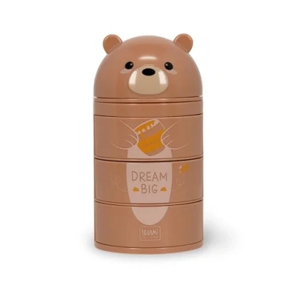 Afbeelding van Legami Bureau organizer met 3 laden zijdelingse opening, bovenste vak schuifsluiting, motief Teddy Bear