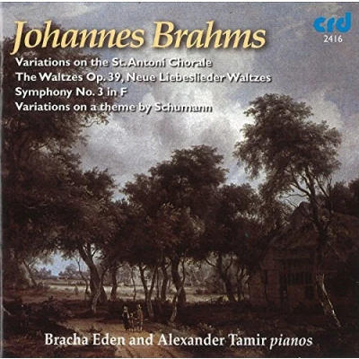 Afbeelding van Eden Bracha/Tamir Alexander Brahms Works For 2 Pianos