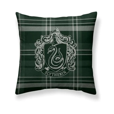Afbeelding van Belum Kussensloop Harry Potter 100% katoen, 50 x cm, model Slytherin, Karo A