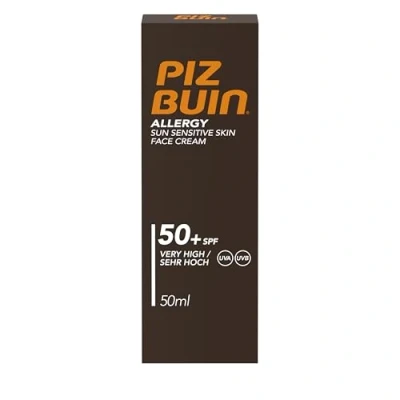 Afbeelding van Piz Buin ALLERGY gezichtscrème SPF50+ 50 ml, crème