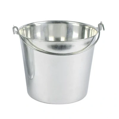 Afbeelding van Krüger 9 L RVS emmer, Zilver
